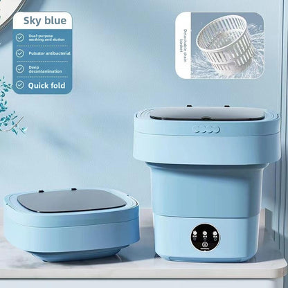 Portable Folding Washing Machine 8L Mini Washer
