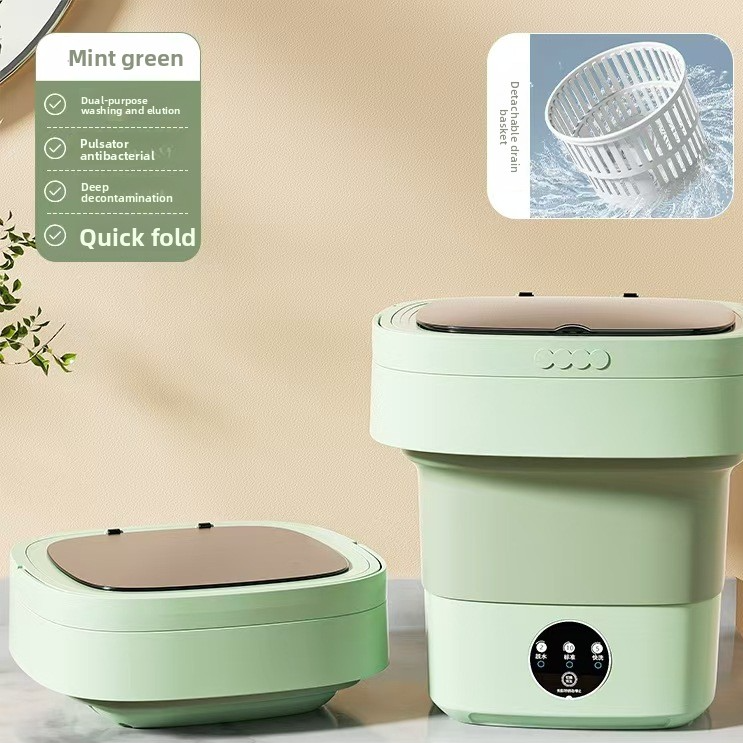 Portable Folding Washing Machine 8L Mini Washer