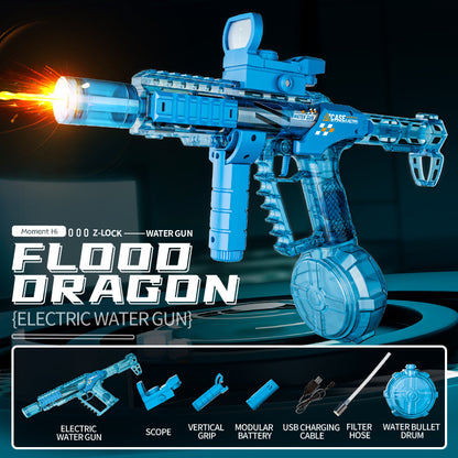 Automatic Electric Water Gun with Flashing Lights