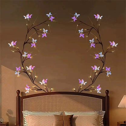 Bendable Rattan LED Decorative Lighting with Remote Control