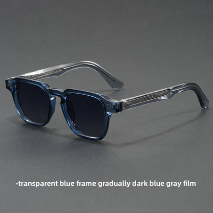 Retro UV Protection Acetate Sunglasses