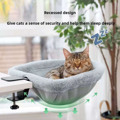 Foldable Cat Bed Desk Hammock