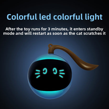 Automatic Smart Cat Toy Ball with Light and Sound