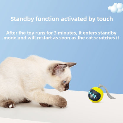 Automatic Smart Cat Toy Ball with Light and Sound
