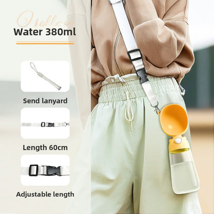Portable Dog Water Bottle Outdoor Pet Travel Cup