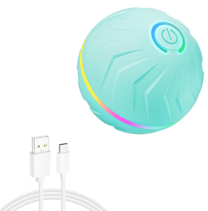 Electric Pet Food Dispensing Ball Interactive Dog Toy