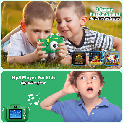 Kids Digital Camera with Dual Camera and Games