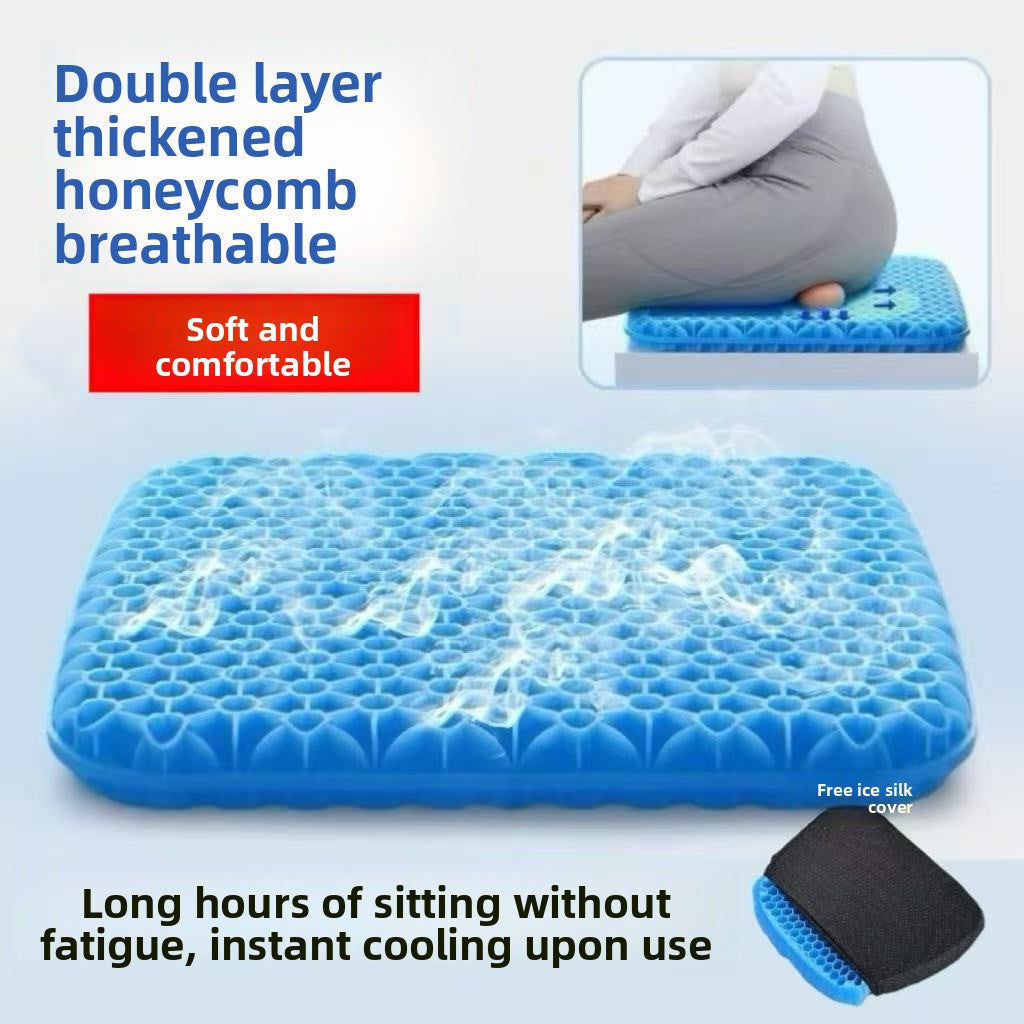 Honeycomb Gel Seat Cushion with Cooling Comfort
