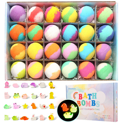 Bath Bombs Set with Floral Fragrance