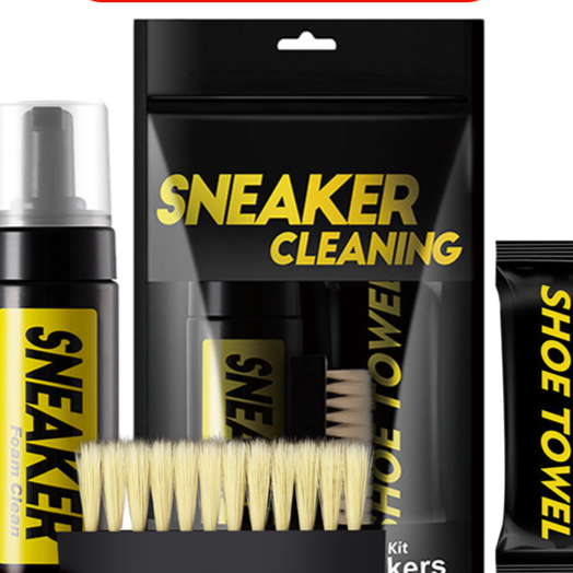 Sneaker Cleaning Spray and Brush