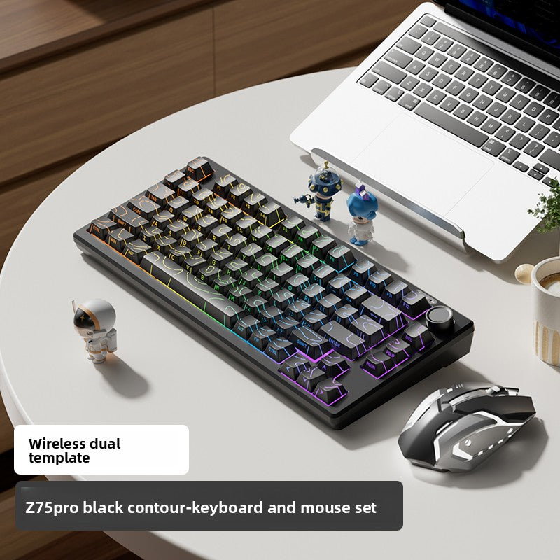Mengzu Mechanical Feel Silent Keyboard and Mouse