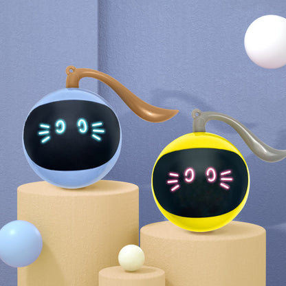 Automatic Smart Cat Toy Ball with Light and Sound