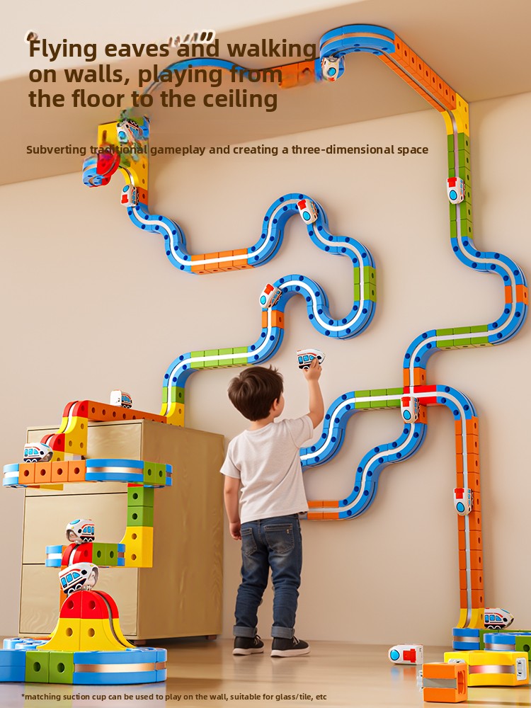 Magic Transformable Magnetic Track Cube Building Set