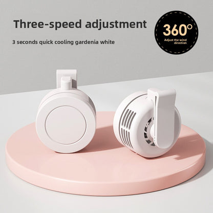 Clip-On USB Portable Fan with Rechargeable Battery