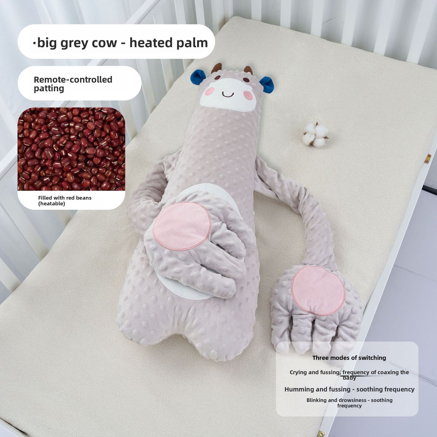 Remote Control Baby Soothing Pillow with Patting and Lullaby