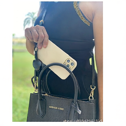 Retractable mobile phone rope
