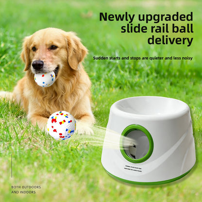 Automatic Dog Ball Launcher with Chew-Resistant Balls