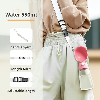 Portable Dog Water Bottle Outdoor Pet Travel Cup